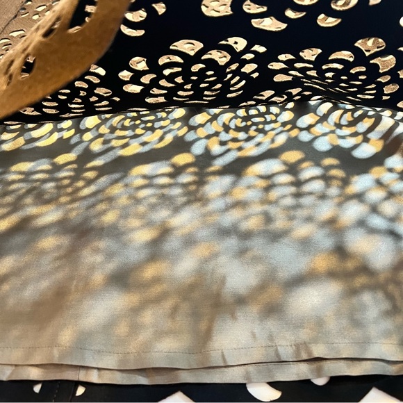 Charles Nolan Wool Blend Laser Cut Floral Perforated Midi Skirt Size 14 EUC - Picture 6 of 10